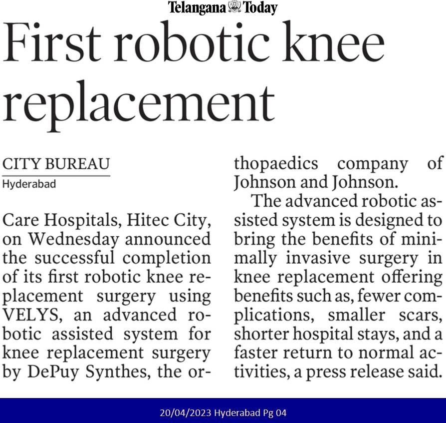 robotic knee replacement